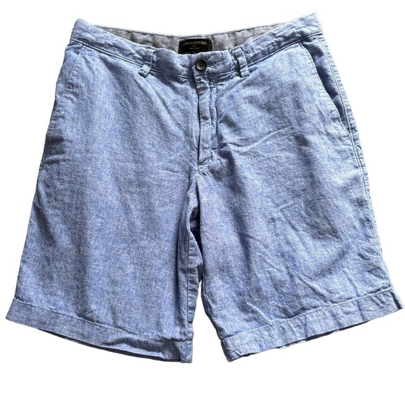 Banana Republic Men’s Aiden Short Chambray Size 30‎ EUC - Picture 1 of 4